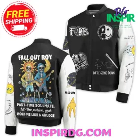 -The Fall Out Boy “Part Time Soulmate Full Time Problem” Baseball Jacket