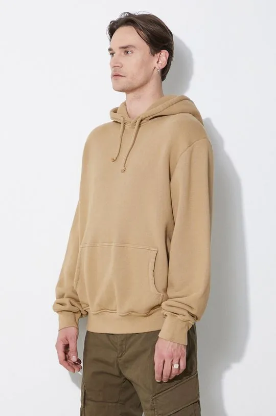 424 cotton sweatshirt Alias Hoodie men's beige color hooded smooth FF4SMF01AP-JE375.706