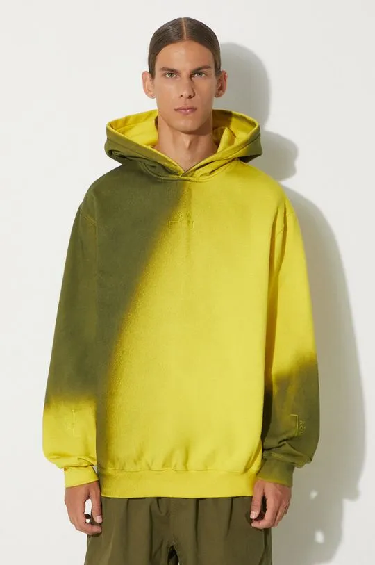 A-COLD-WALL* cotton sweatshirt Gradient Hoodie men's yellow color