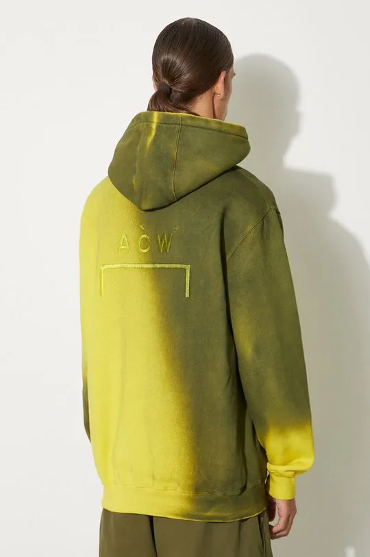 A-COLD-WALL* cotton sweatshirt Gradient Hoodie men's yellow color