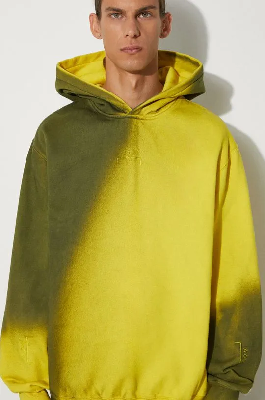 A-COLD-WALL* cotton sweatshirt Gradient Hoodie men's yellow color