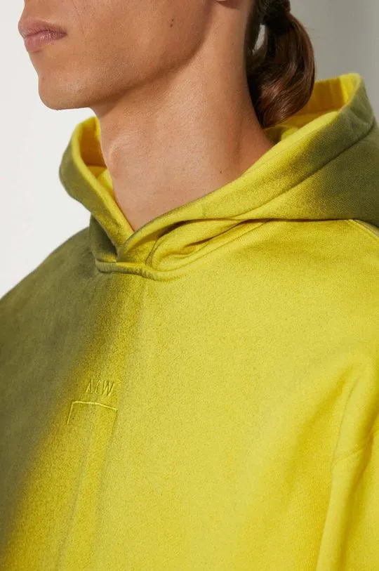 A-COLD-WALL* cotton sweatshirt Gradient Hoodie men's yellow color