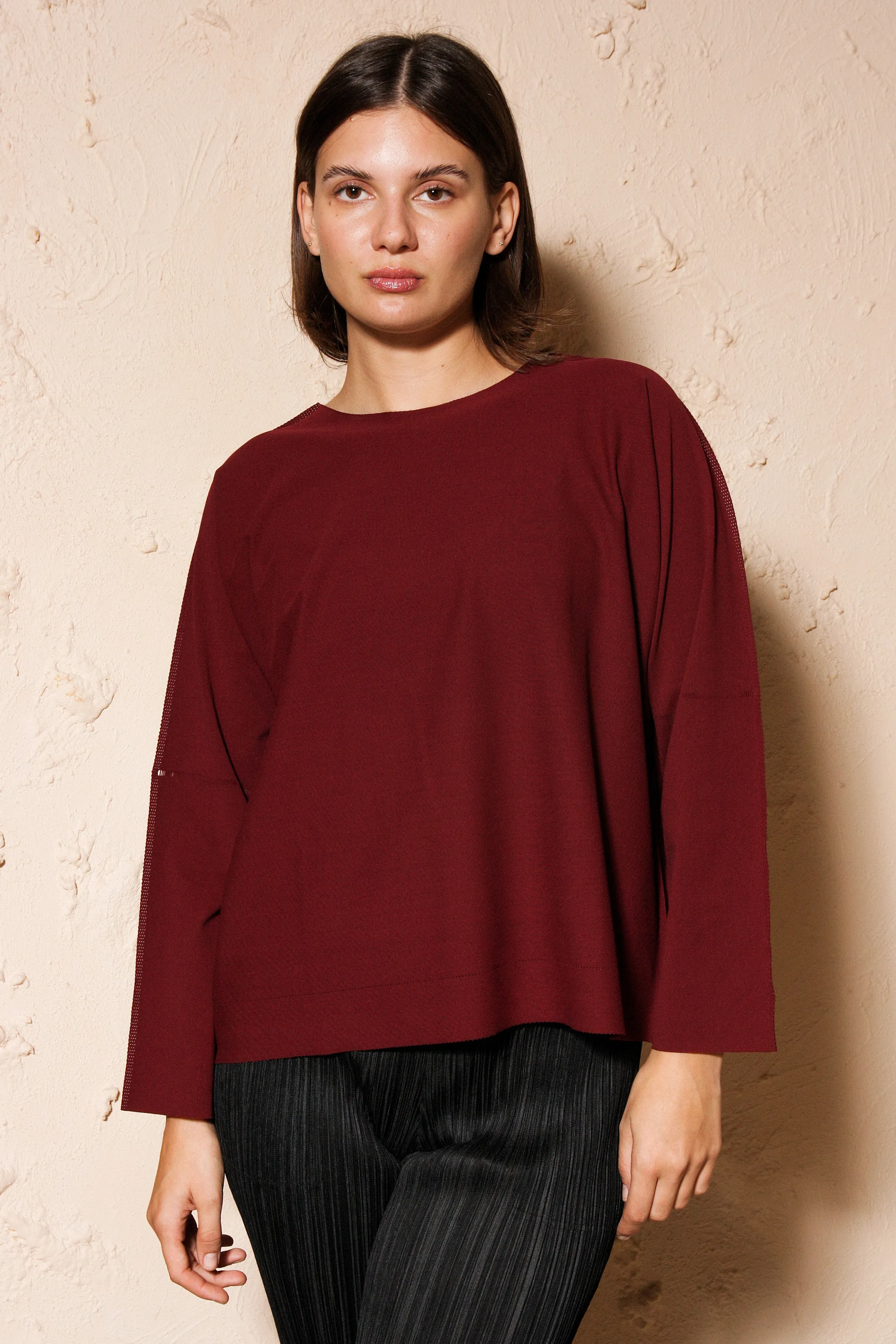 A-POC Pullover Burgundy