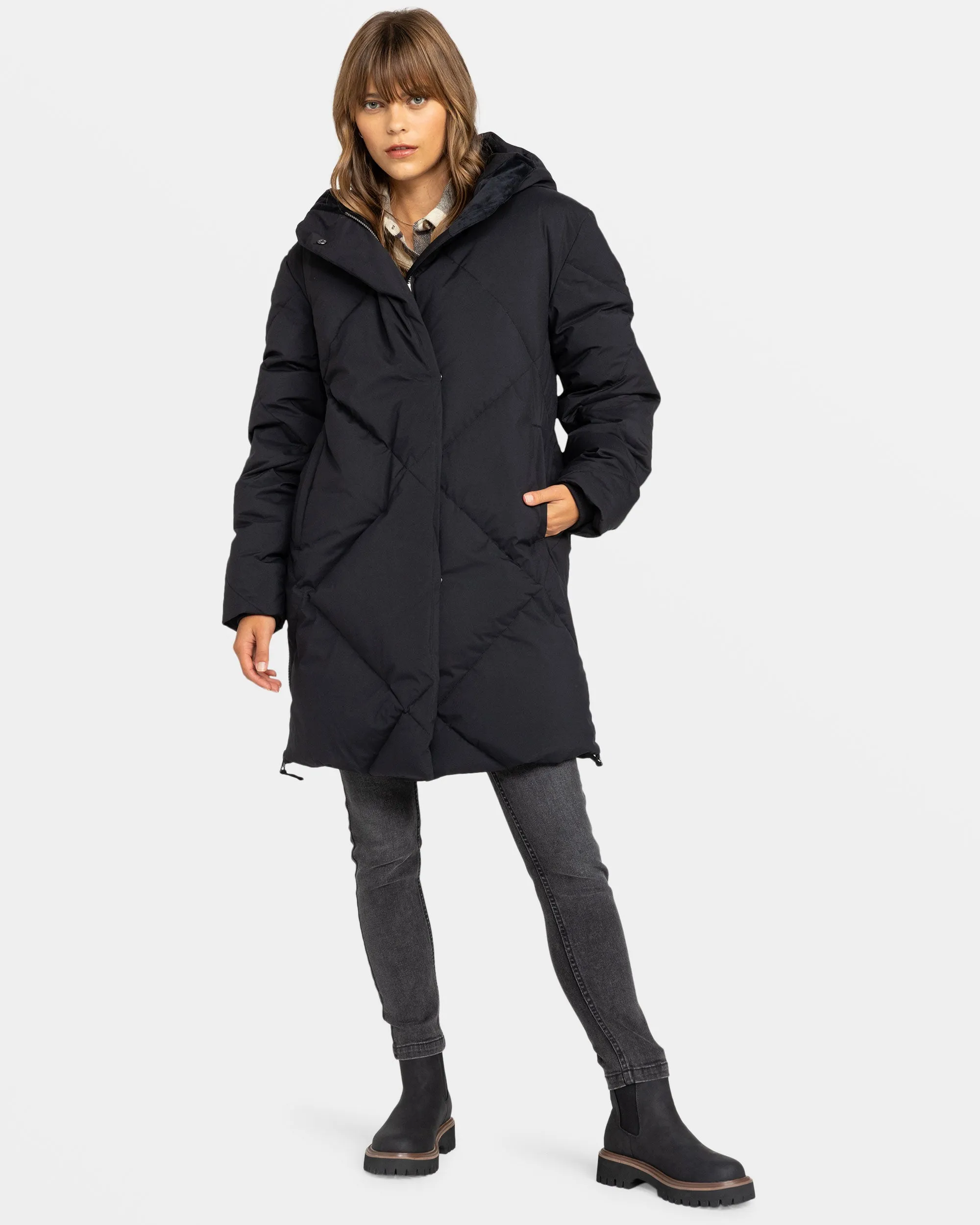 Abbie Insulated Snow Jacket - True Black