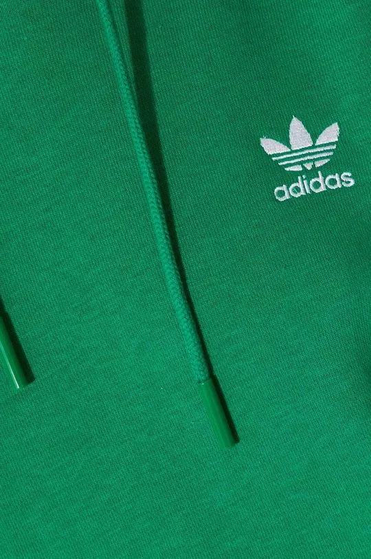 adidas Originals sweatshirt 3-Stripes Hoodie OS women's green color IN8398