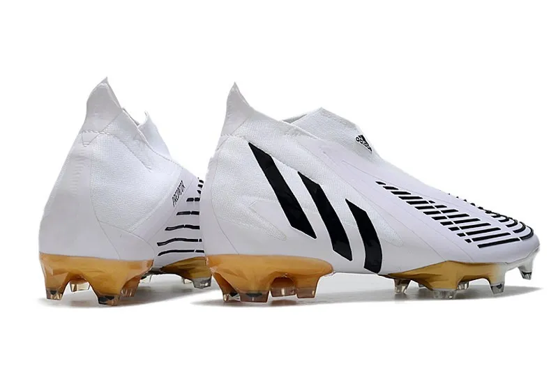 adidas Predator Edge+ FG Al Hilm - White/Black/Metallic Gold