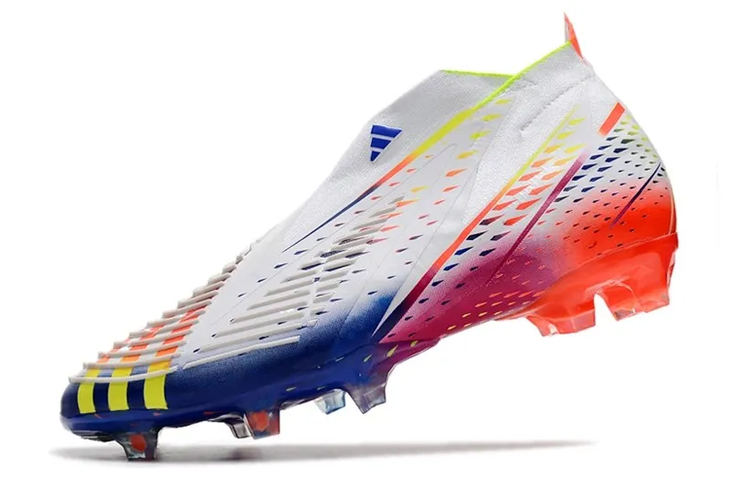 adidas Predator Edge+ FG Al Rihla 2022 World Cup - White/Yellow/Power Blue