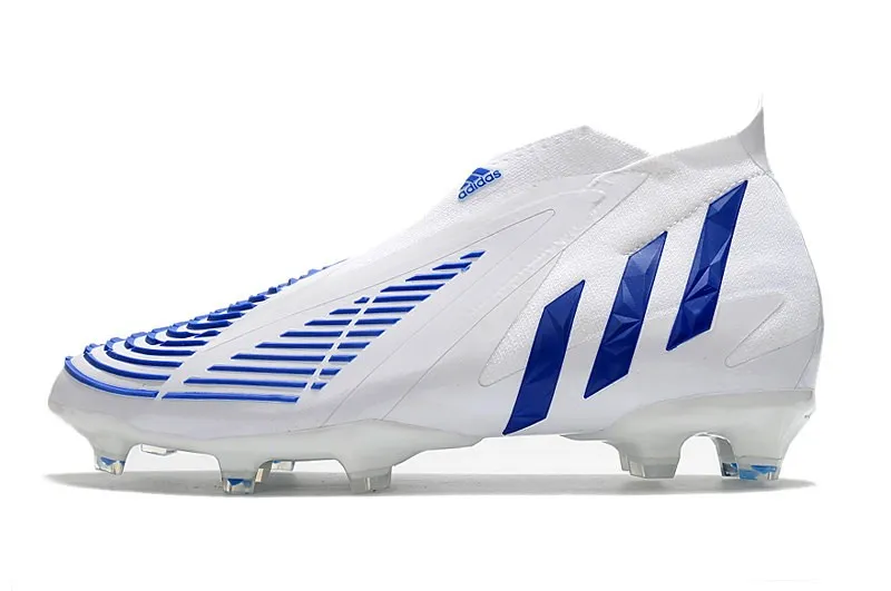 adidas Predator Edge+ FG Diamond Edge - White/Blue/White