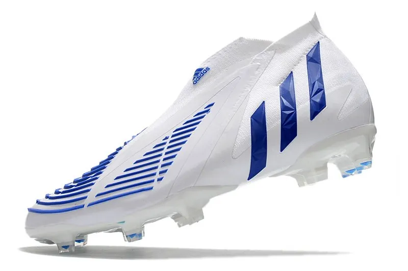 adidas Predator Edge+ FG Diamond Edge - White/Blue/White