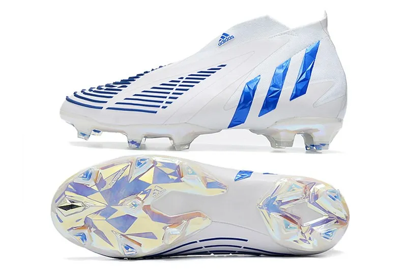 adidas Predator Edge+ FG Diamond Edge - White/Hi-Res Blue/White