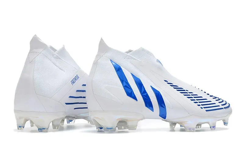 adidas Predator Edge+ FG Diamond Edge - White/Hi-Res Blue/White