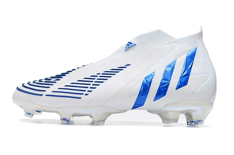 adidas Predator Edge+ FG Diamond Edge - White/Hi-Res Blue/White