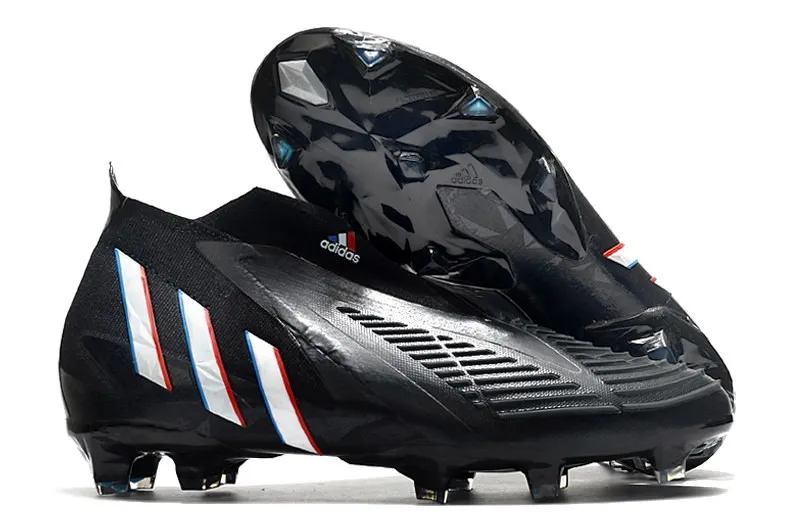 adidas Predator Edge+ FG Edge of Darkness - Black/White/Vivid Red