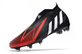 adidas Predator Edge+ FG Football - Black/White/Red