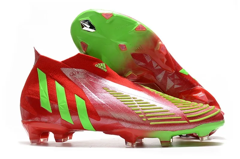 adidas Predator Edge+ FG Game Data - Red/Green/Core Black