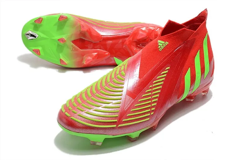 adidas Predator Edge+ FG Game Data - Red/Green/Core Black