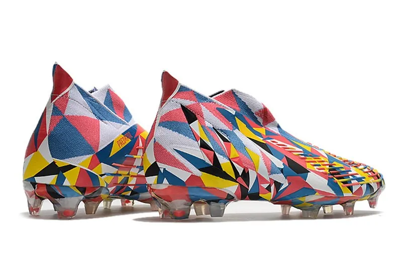 adidas Predator Edge+ FG Geometric - Bright Blue/Yellow/Solar Red