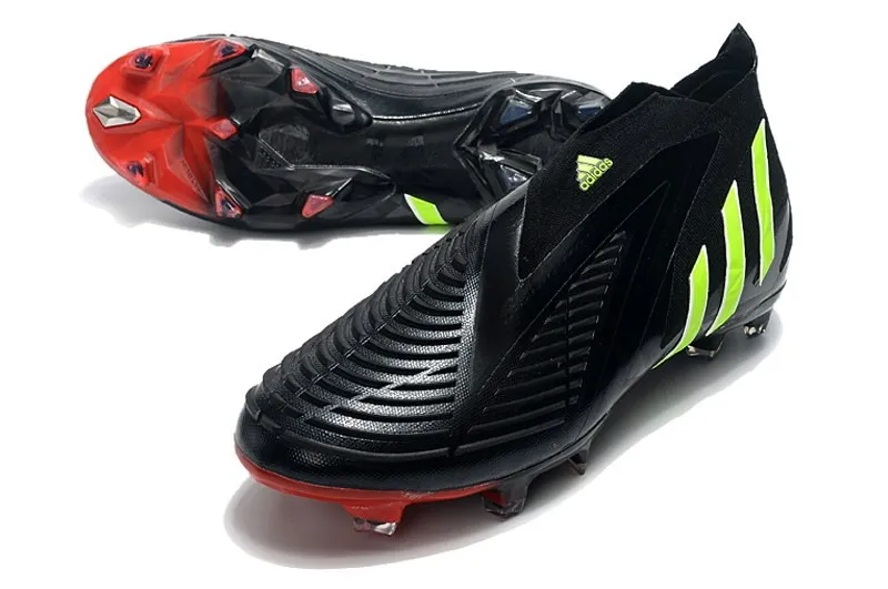 adidas Predator Edge+ FG Shadowportal - Black/Yellow/Solar Red