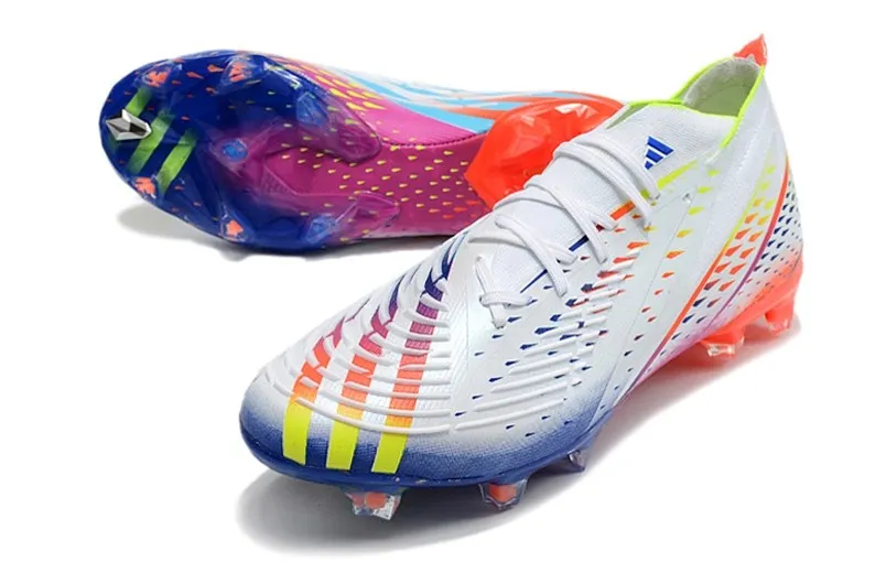 adidas Predator Edge.1 FG Al Rihla 2022 World Cup - White/Yellow/Power Blue