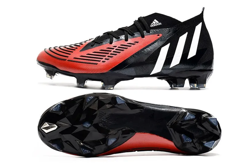 adidas Predator Edge.1 FG Football - Black/White/Red