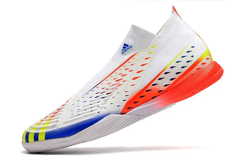 adidas Predator Edge.1 Indoor Al Rihla 2022 World Cup - White/Yellow/Power Blue