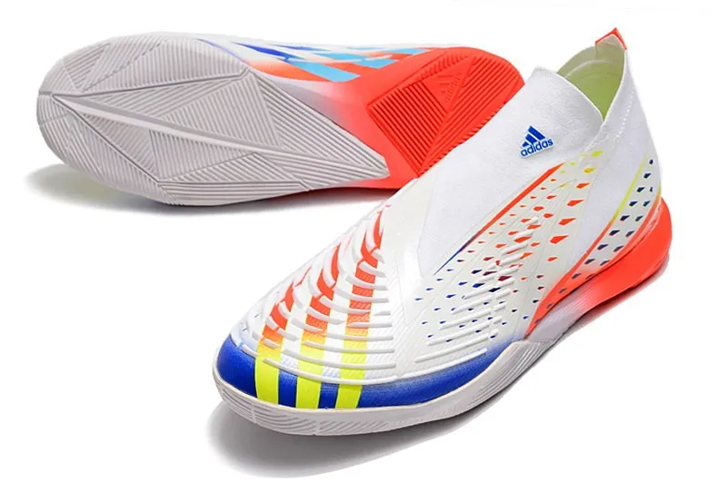 adidas Predator Edge.1 Indoor Al Rihla 2022 World Cup - White/Yellow/Power Blue