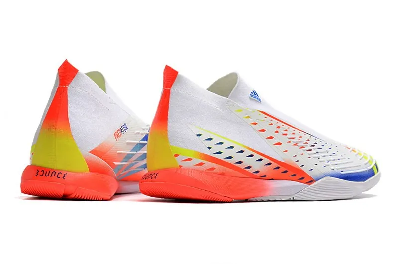 adidas Predator Edge.1 Indoor Al Rihla 2022 World Cup - White/Yellow/Power Blue