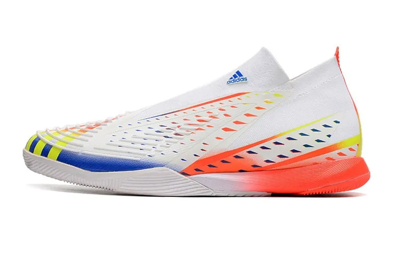 adidas Predator Edge.1 Indoor Al Rihla 2022 World Cup - White/Yellow/Power Blue