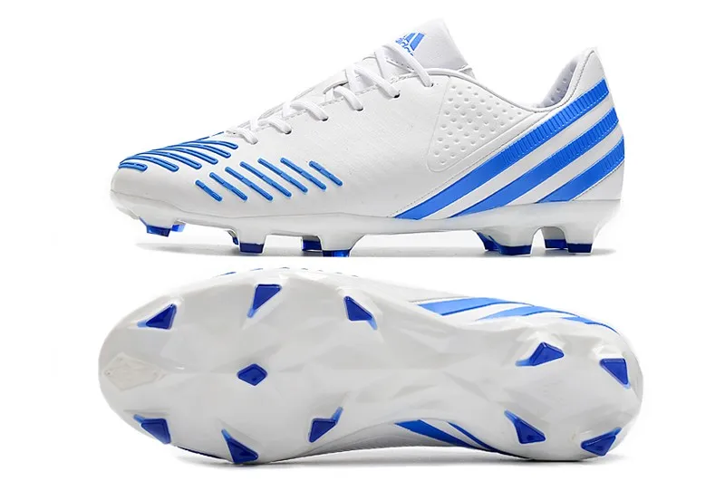 adidas Predator LZ 1 FG - White/Hi-Res Blue/White