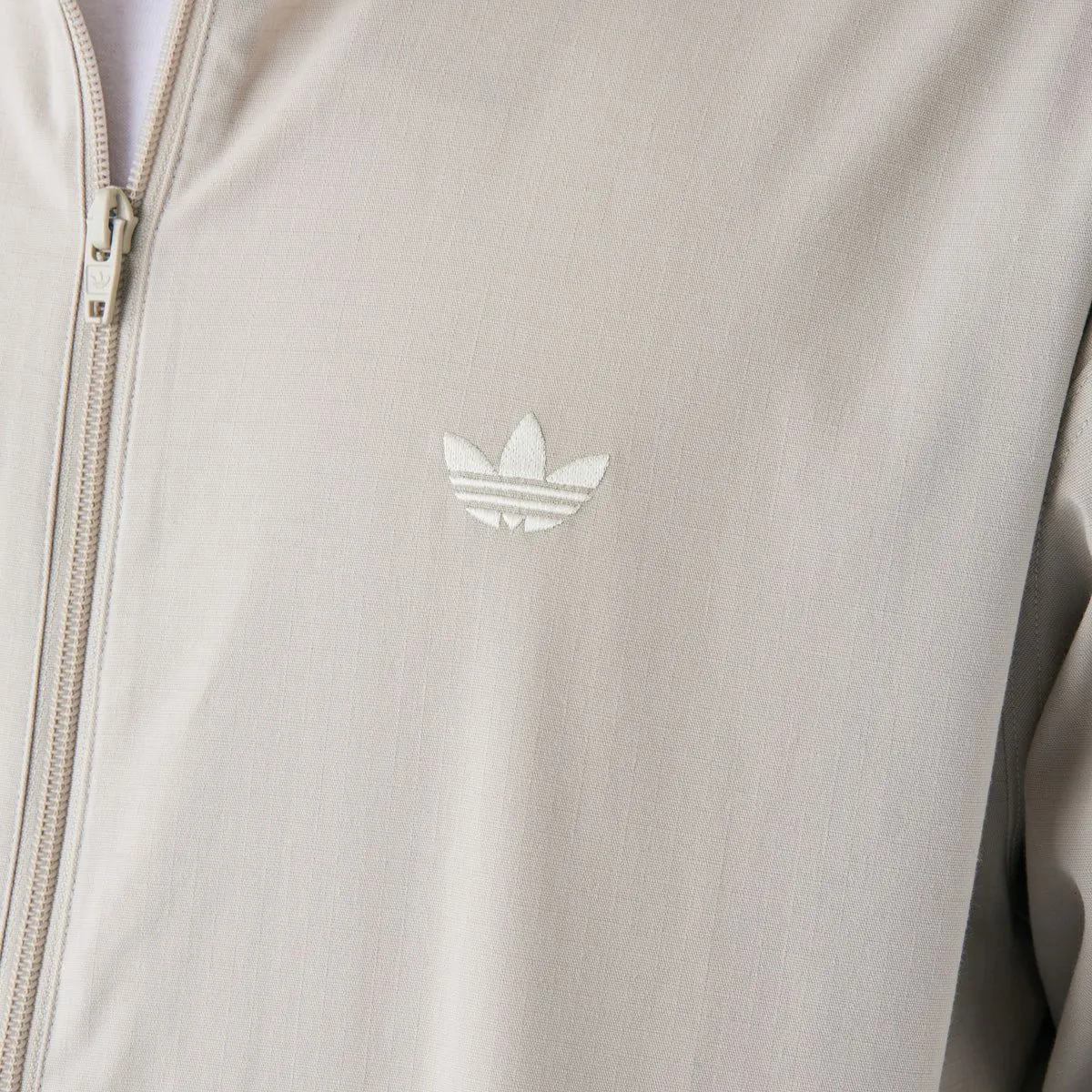 adidas Skateboarding Superfire Firebird Track Jacket (Gender Neutral) Putty Grey/Ivory