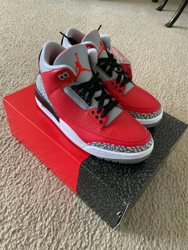 Air Jordan 3 Red Cement NIKE CHI