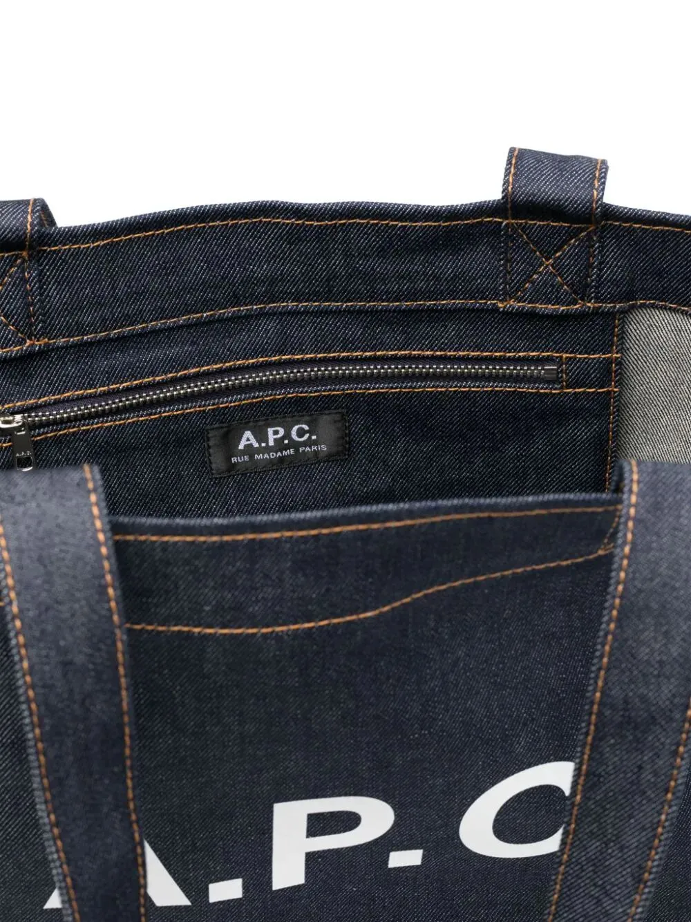 A.P.C. Borsa Tote Axel Dark Navy