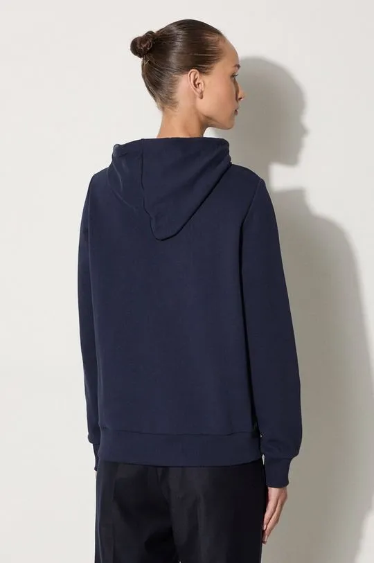 A.P.C. cotton sweatshirt Hoodie Item F women's navy blue color