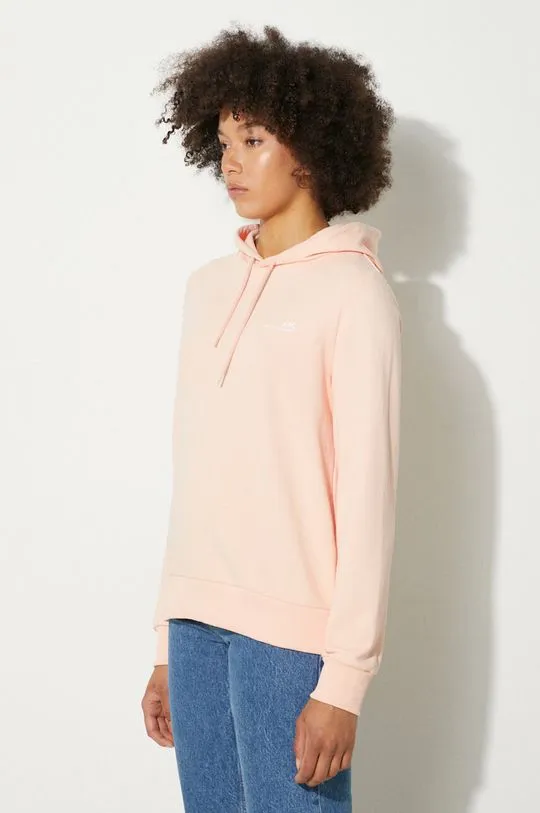 A.P.C. cotton sweatshirt Hoodie Item F women's orange color