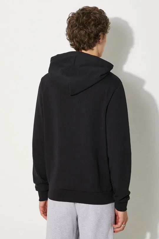 A.P.C. sweatshirt hoodie standard rue madame GOTS black color hooded COHBV.M27914