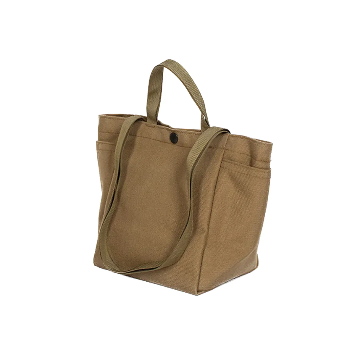 BAGSINPROGRESS   Small Side Pocket Tote Khaki