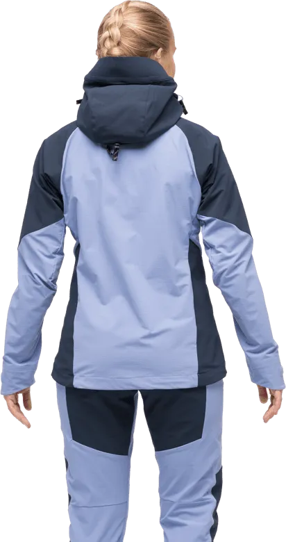 Bergans Women's Tind Softshell Jacket  Blueberry Milk/Navy Blue | Buy Bergans Women's Tind Softshell Jacket  Blueberry