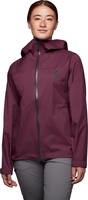 Black Diamond Women's StormLine Stretch Rain Shell Jacket Blackberry | Buy Black Diamond Women's StormLine Stretch Rai