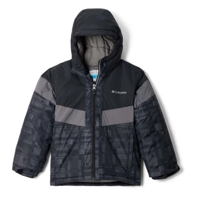 Boys' Columbia Lightning Lift III Printed Waterproof Hooded Shell Jacket