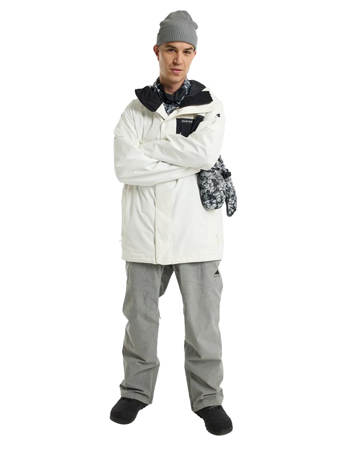 Burton Men's Powline Gore-Tex 2L Snow Jacket - Stout White/True Black