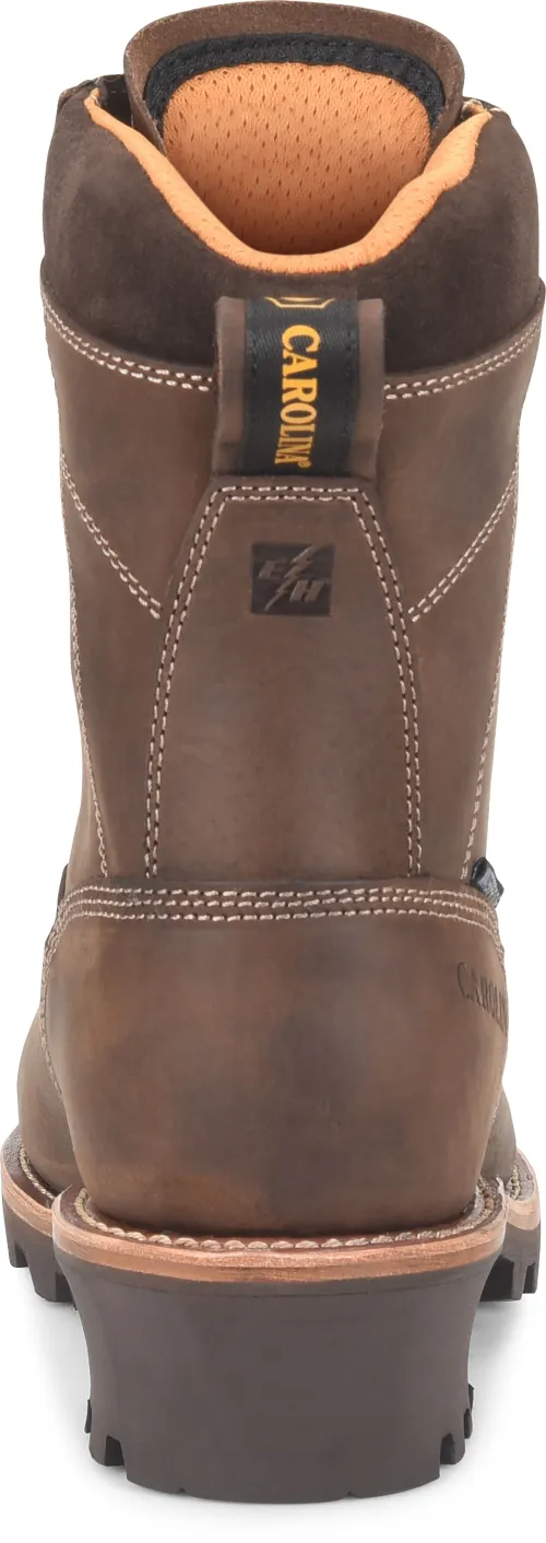 Carolina 8 Waterproof Soft Lace-To-Toe Logger Boot #CA7022