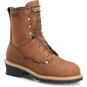 Carolina Men's Elm 8 Soft Toe Insulated Waterproof Leather Logger Boot