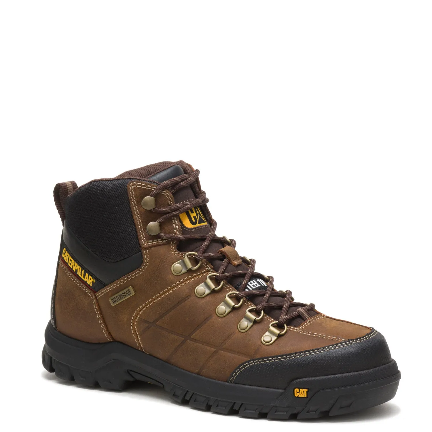 CAT Men's Threshold Waterproof EH  6 Steel Toe Boot