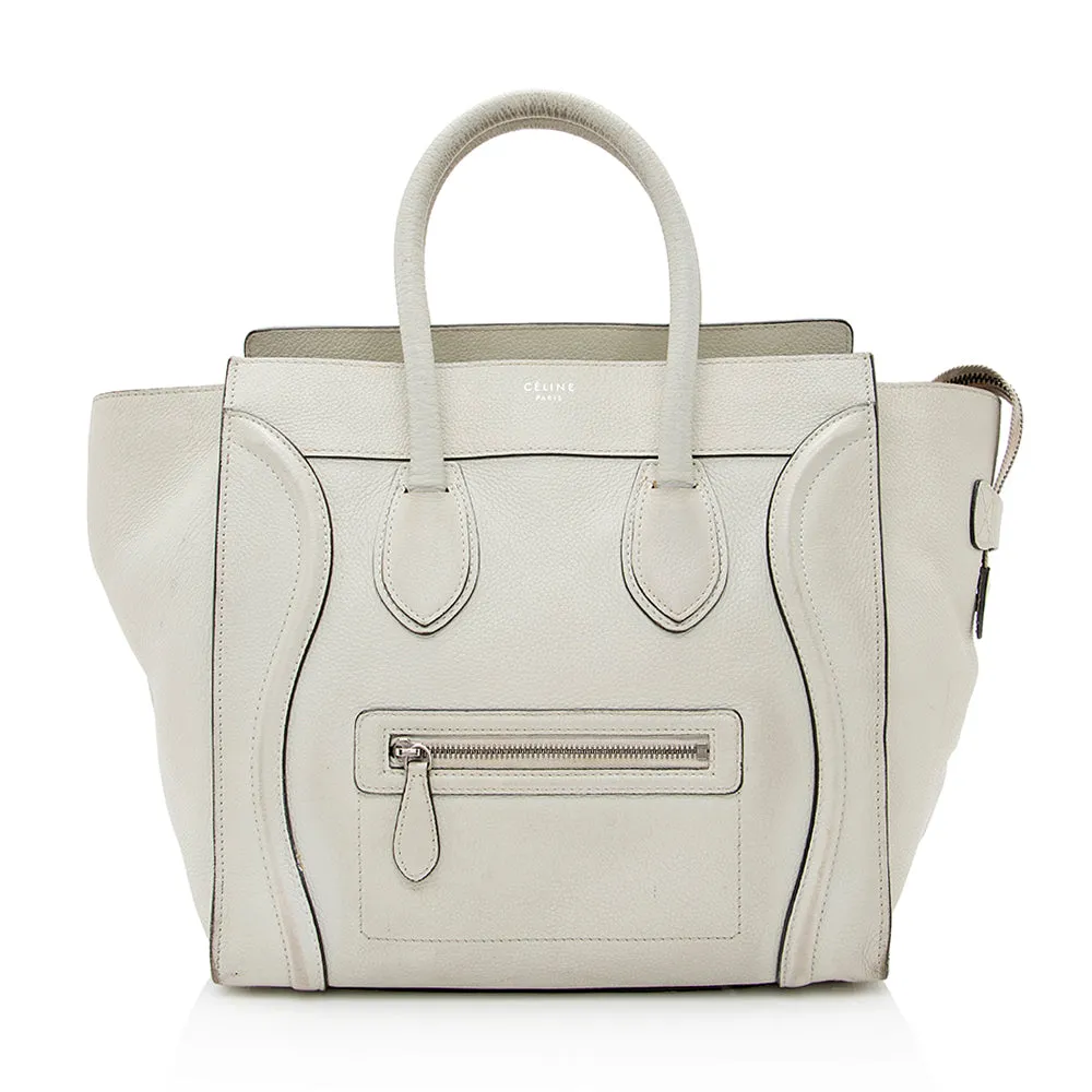 Celine Drummed Calfskin Mini Luggage Tote (SHF-21690)