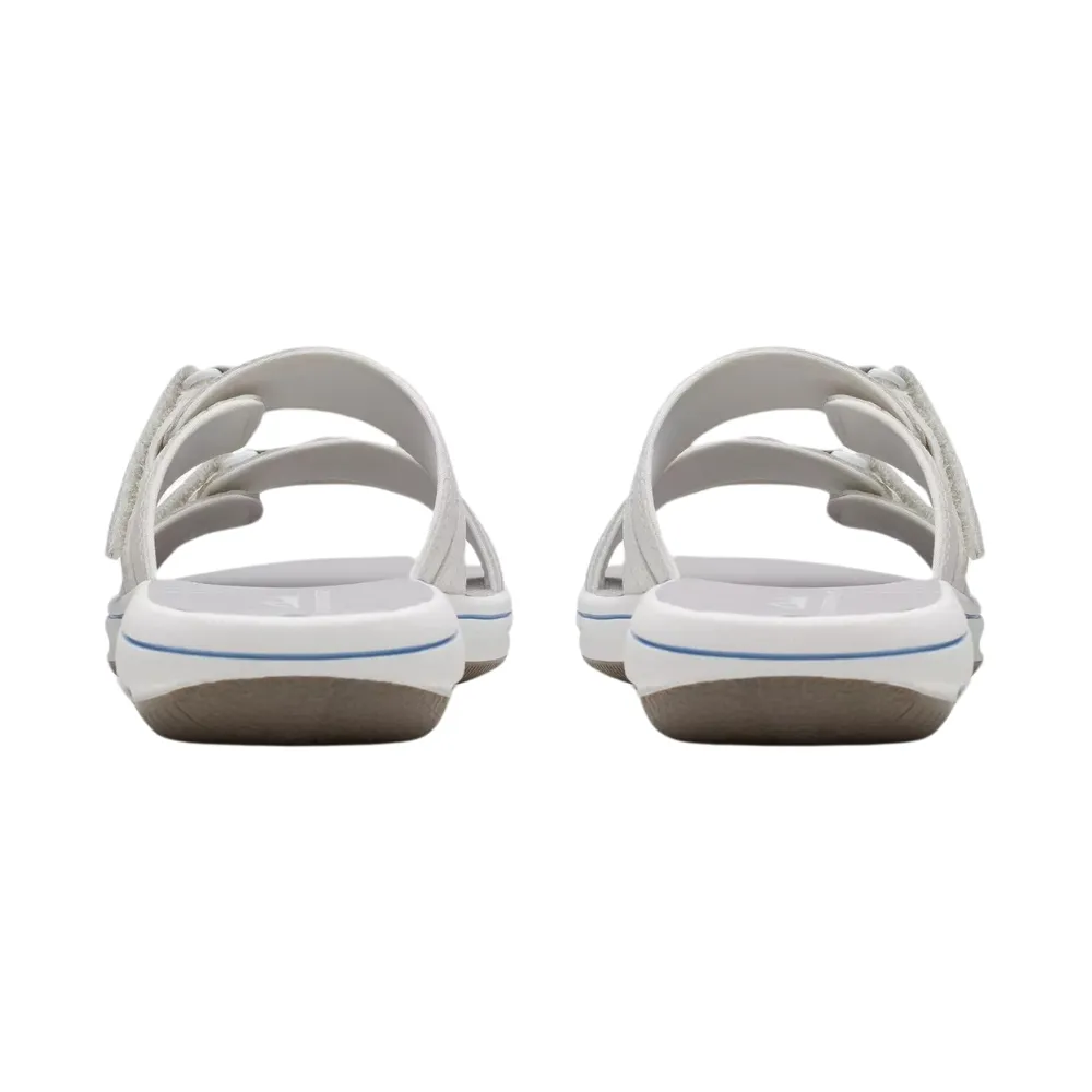 Clarks Breeze Piper White Sandal (Women's)