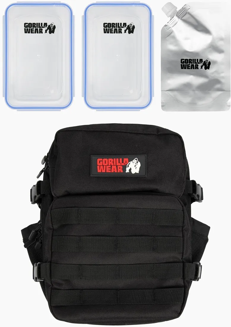 Clyde Meal Prep Backpack - Black Gorilla Wear