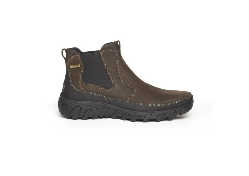 Cold Springs Plus Dark Brown Leather Chelsea Boot