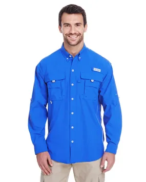 Columbia Bahama Ii Long Sleeve Shirt 7048 Vivid Blue