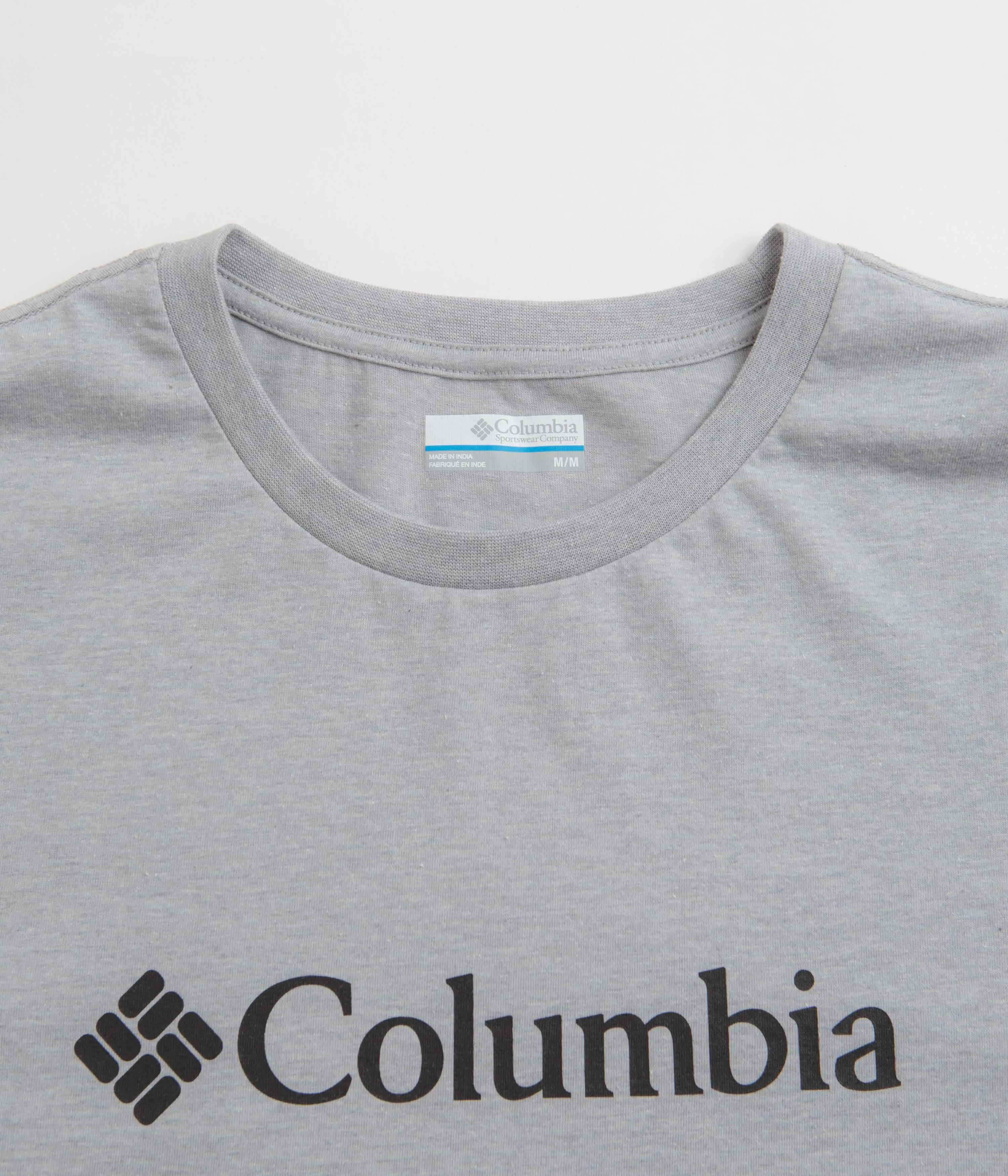 Columbia CSC Basic Logo T-Shirt - Grey Heather / Black / Black