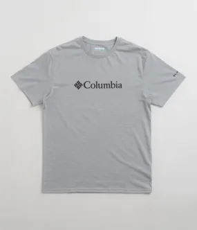 Columbia CSC Basic Logo T-Shirt - Grey Heather / Black / Black